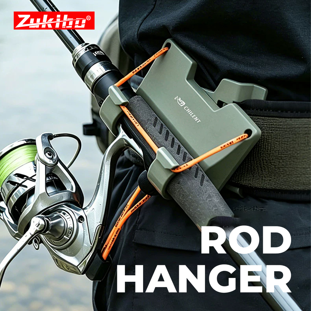 Fishing Rod Spinning - ZUKIBO Portable Fishing Rod Holder Belt