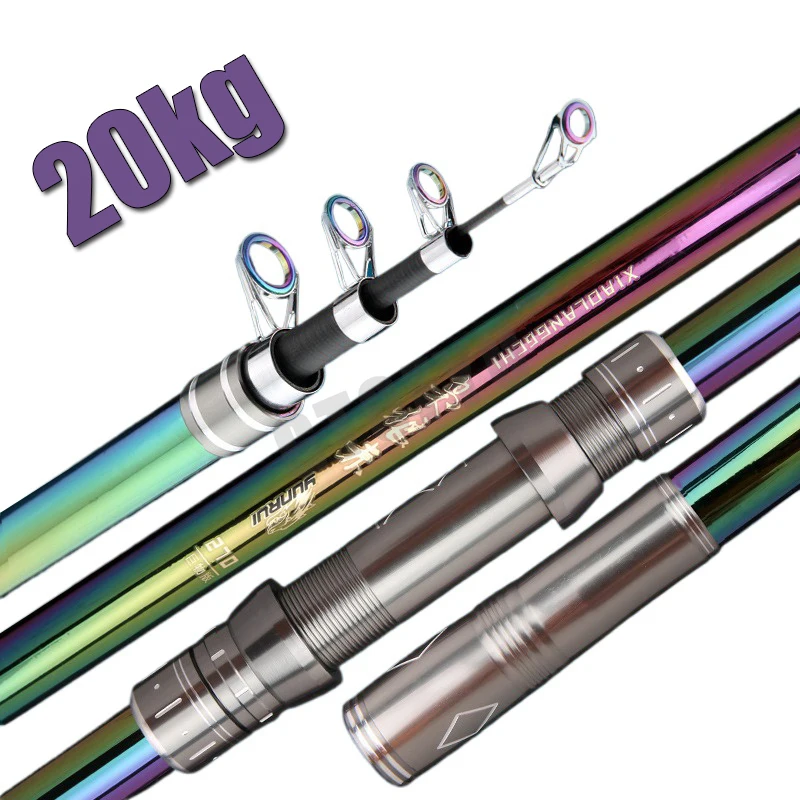 2.1m 2.7m  3.9m 4.5m Telescopi - مراجعة Fishing Rod Surf وسعره