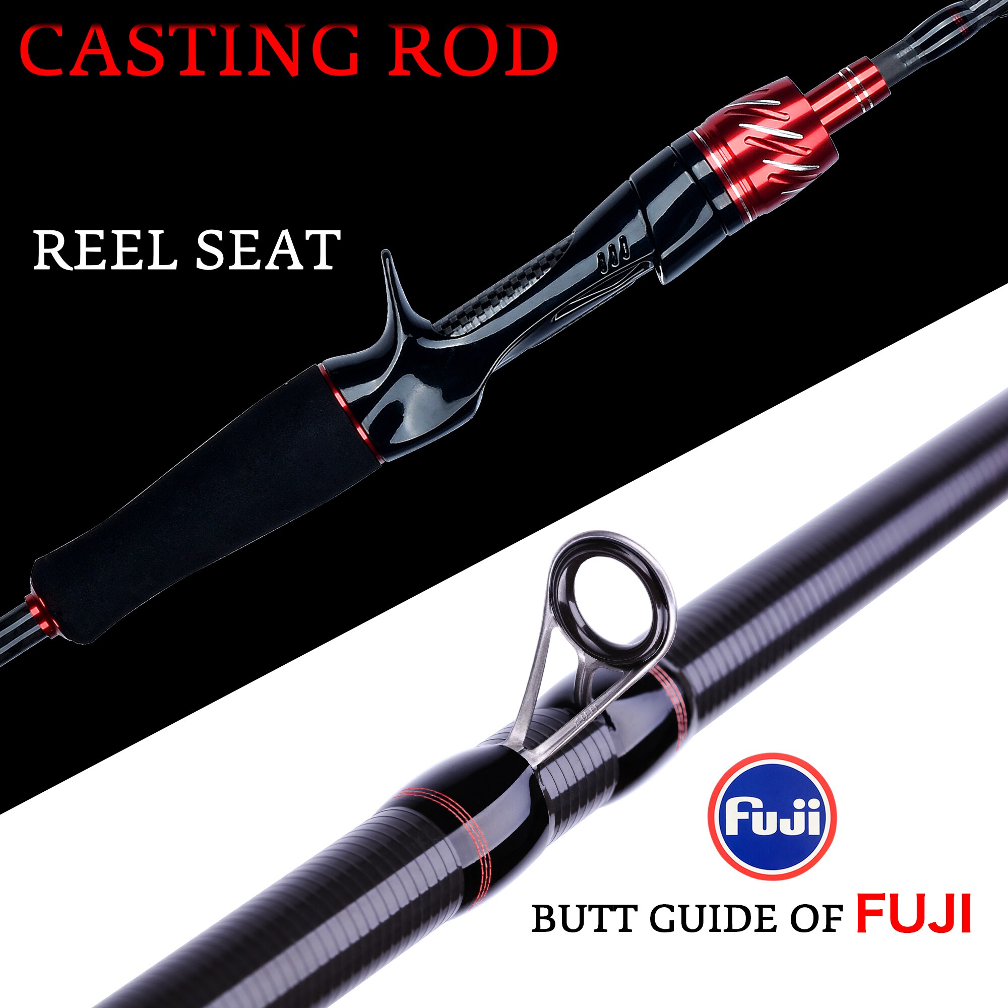 BIUTIFU Traveller Spinning Cas - مراجعة Fishing Rod Surf وسعره