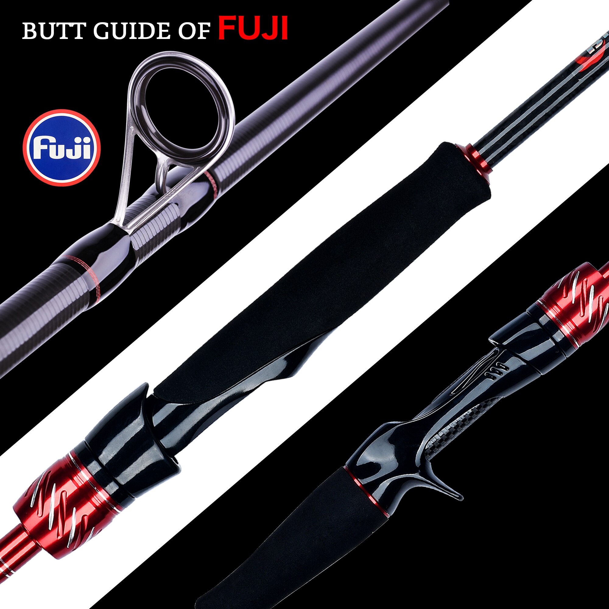 BIUTIFU Traveller Spinning Cas - مراجعة Fishing Rod Surf وسعره