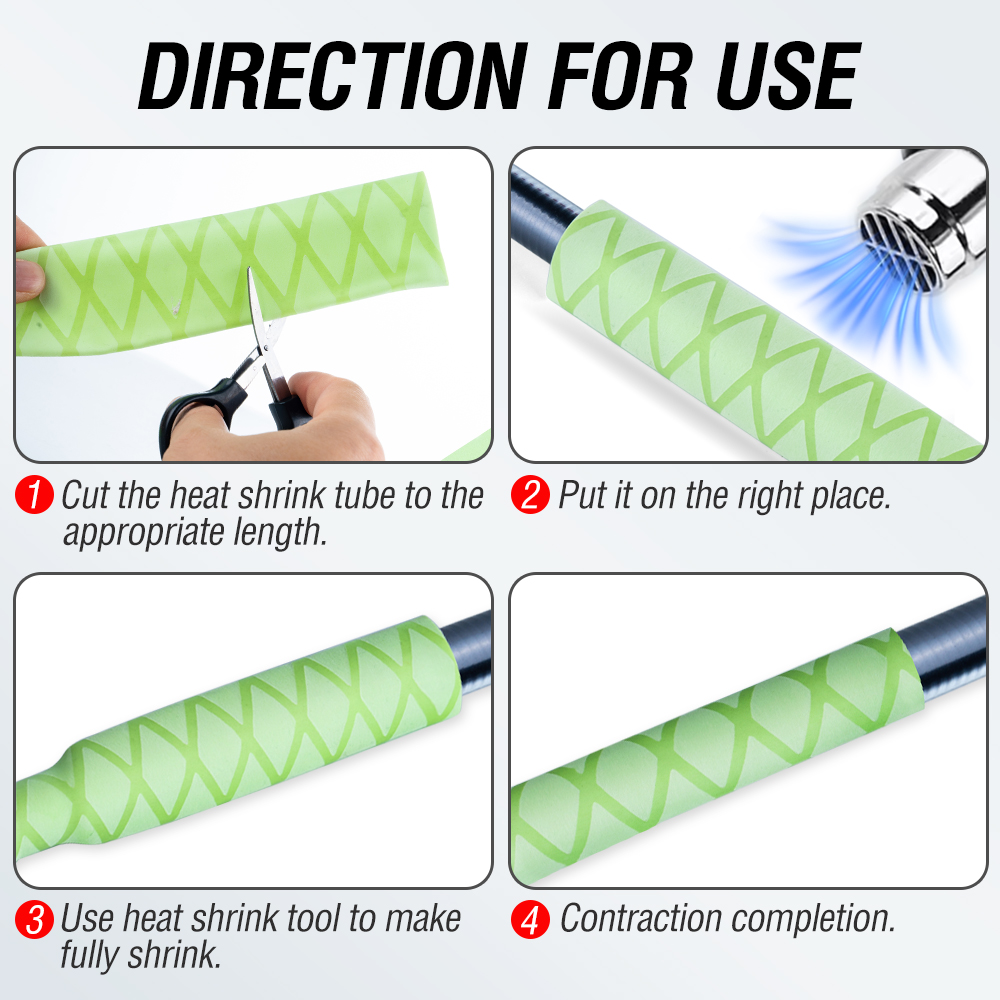 1Pc Luminous Fishing Rod Grip  - مراجعة Fishing Rod Case وسعره