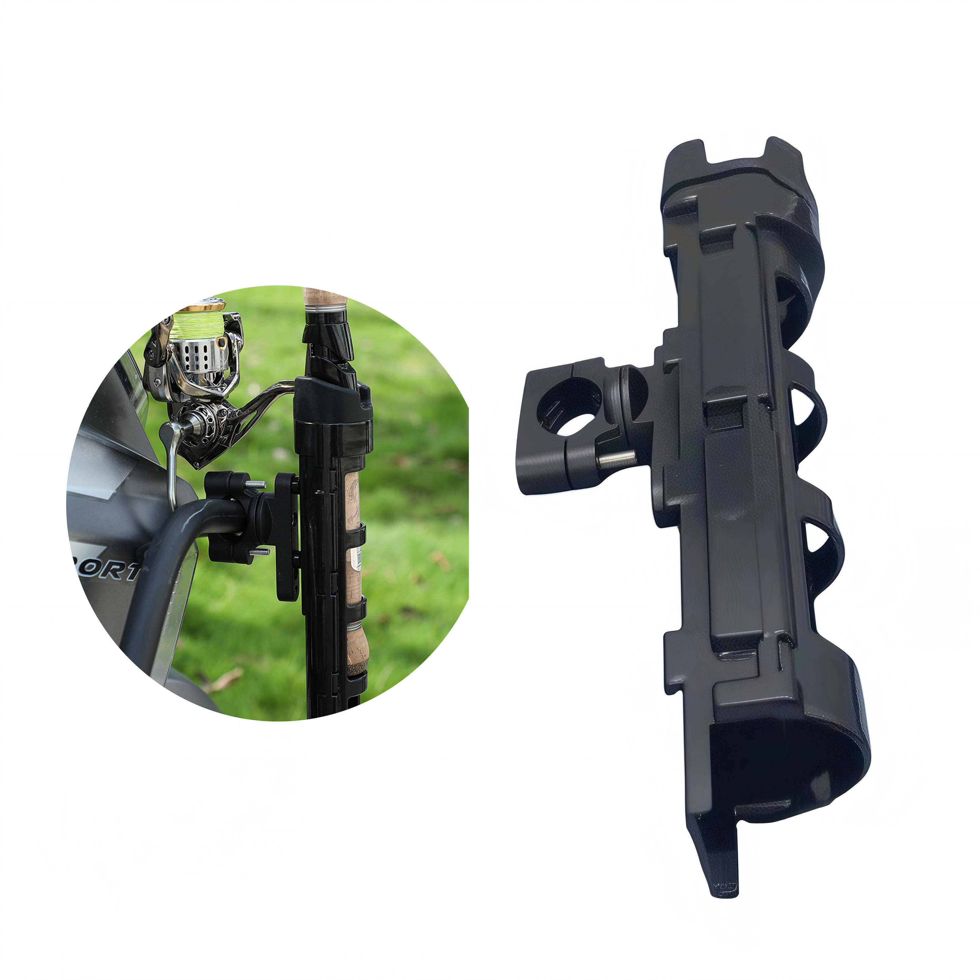 Adjustable Fishing Rod Holder  - مراجعة Fishing Rod Spinning وسعره
