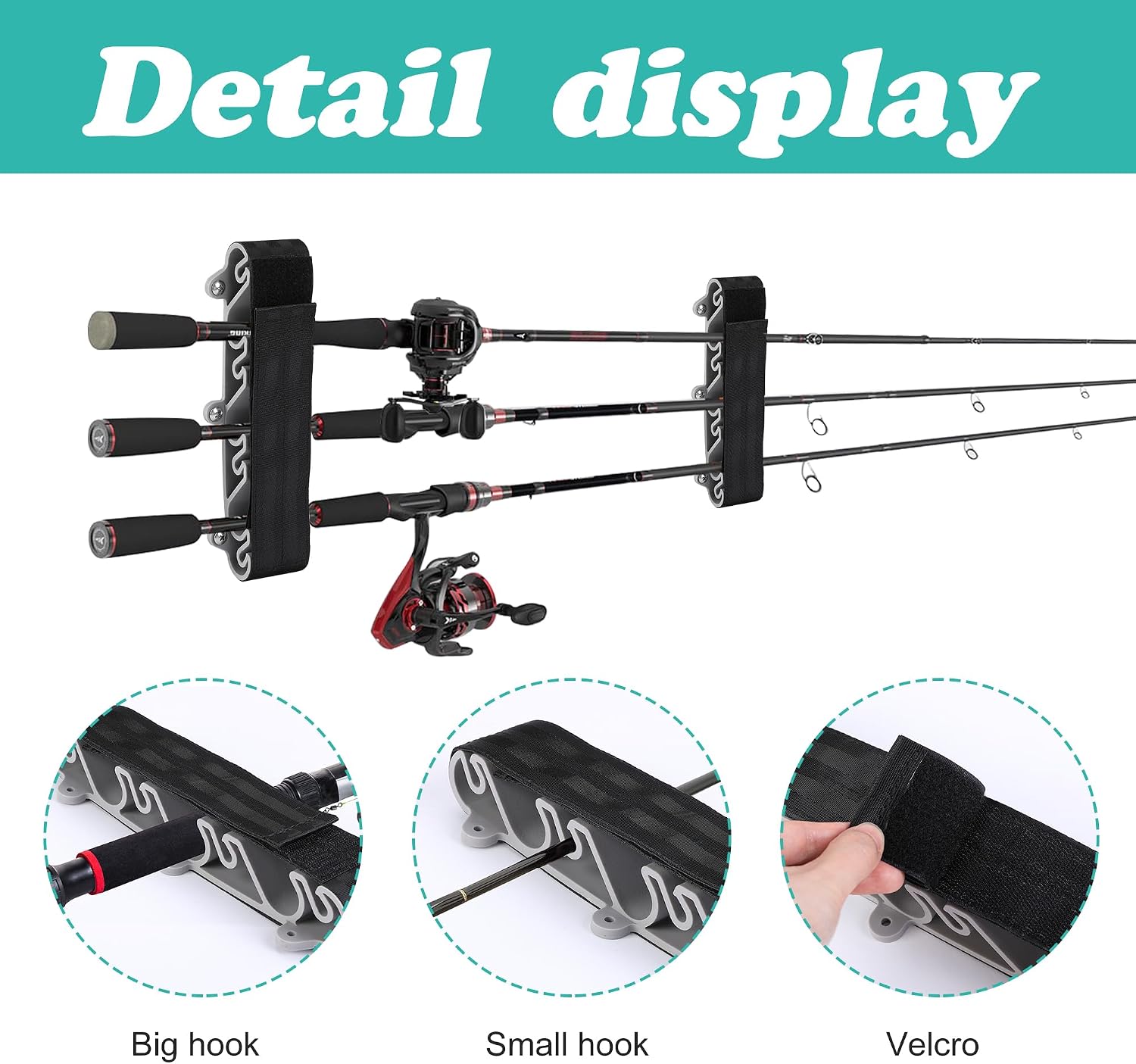 RunNico 2 pack Boating Vertica - مراجعة Fishing Rod Rack وسعره