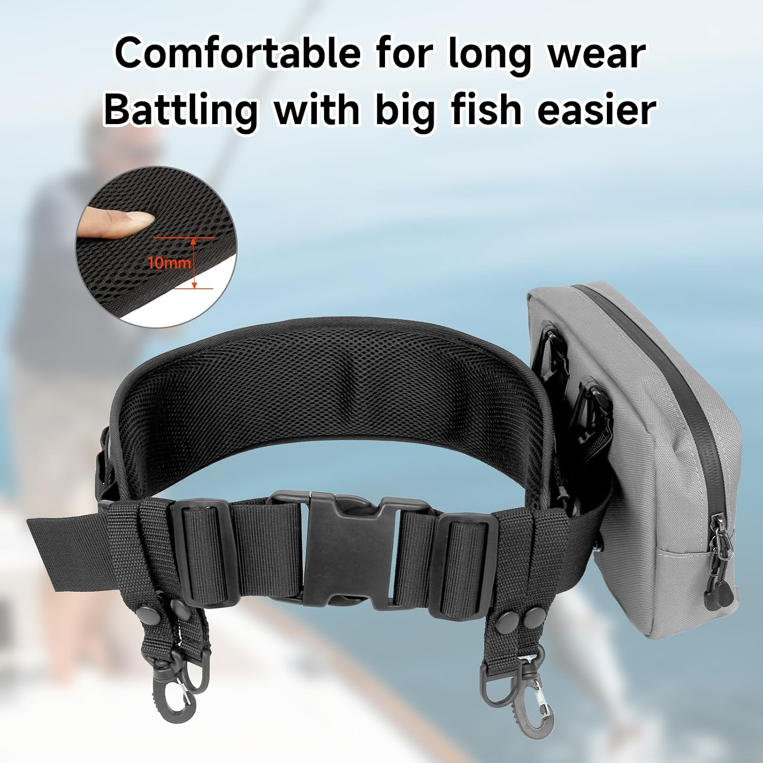 SANLIKE Fishing Belt Rod Holde - مراجعة Fishing Rod Fly وسعره