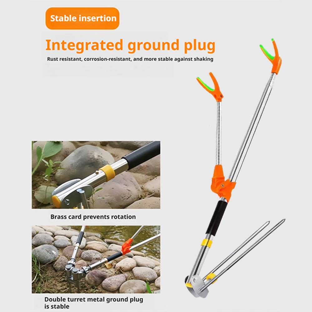 Ground Fishing Rod Stand Brack - مراجعة Fishing Rod Case وسعره