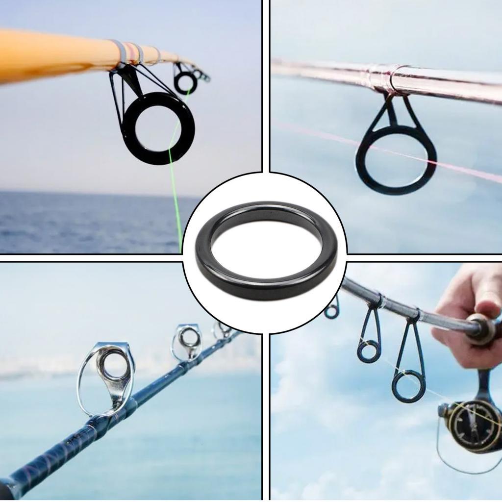 26 Pieces Fishing Rod Guides C - مراجعة Fishing Rod Tip Replacement وسعره