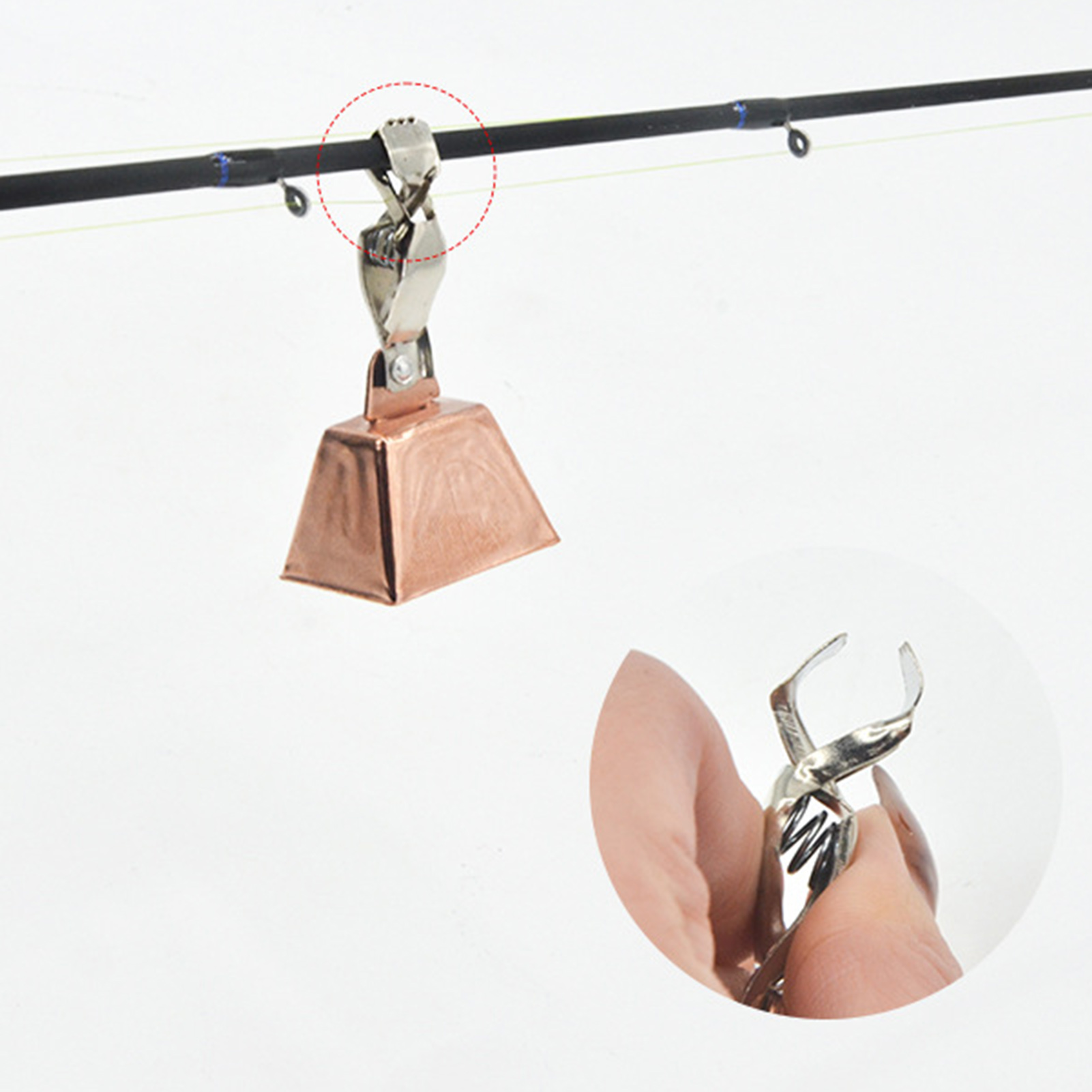 Fishing Bell Alarm Stainless S - مراجعة Fishing Rod Casting وسعره