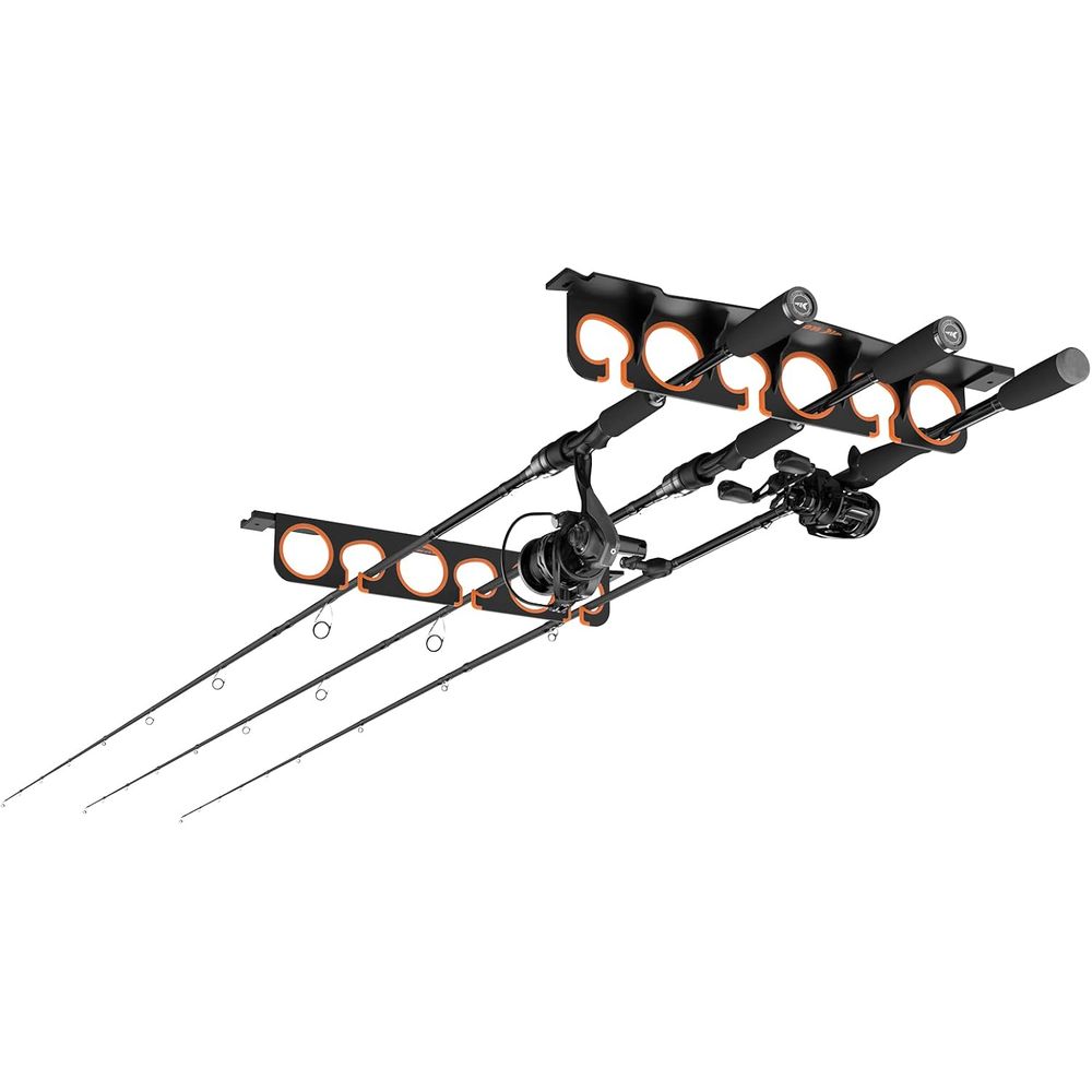 Rod Holder Organizer: Wall/Cei - مراجعة Fishing Rod Combo وسعره