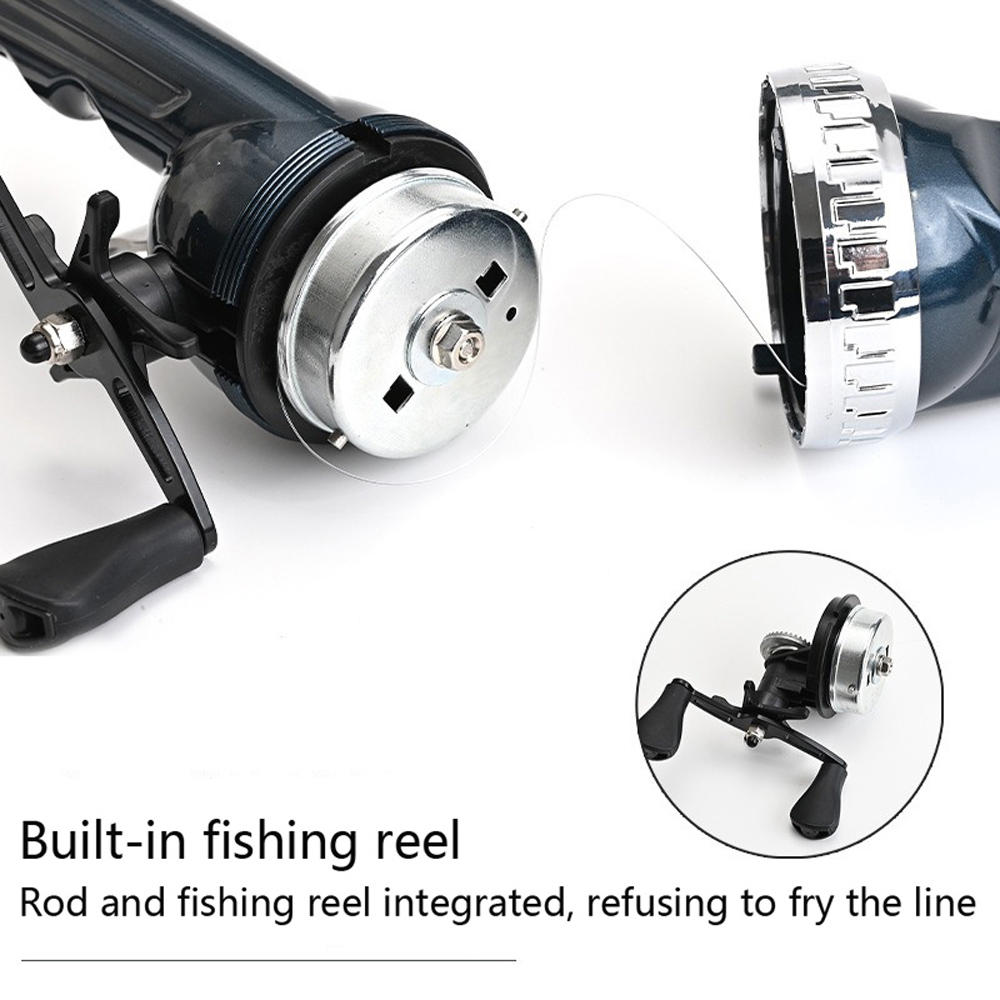 1Set Durable Telescopic Mini F - مراجعة Fishing Rod Combo وسعره