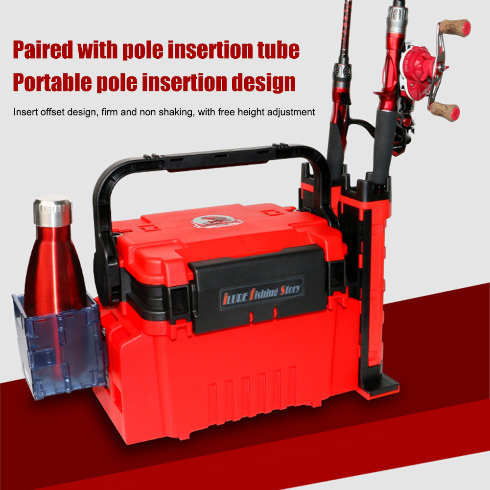 Portable Fishing Box Rod Stand - مراجعة Fishing Rod Case وسعره