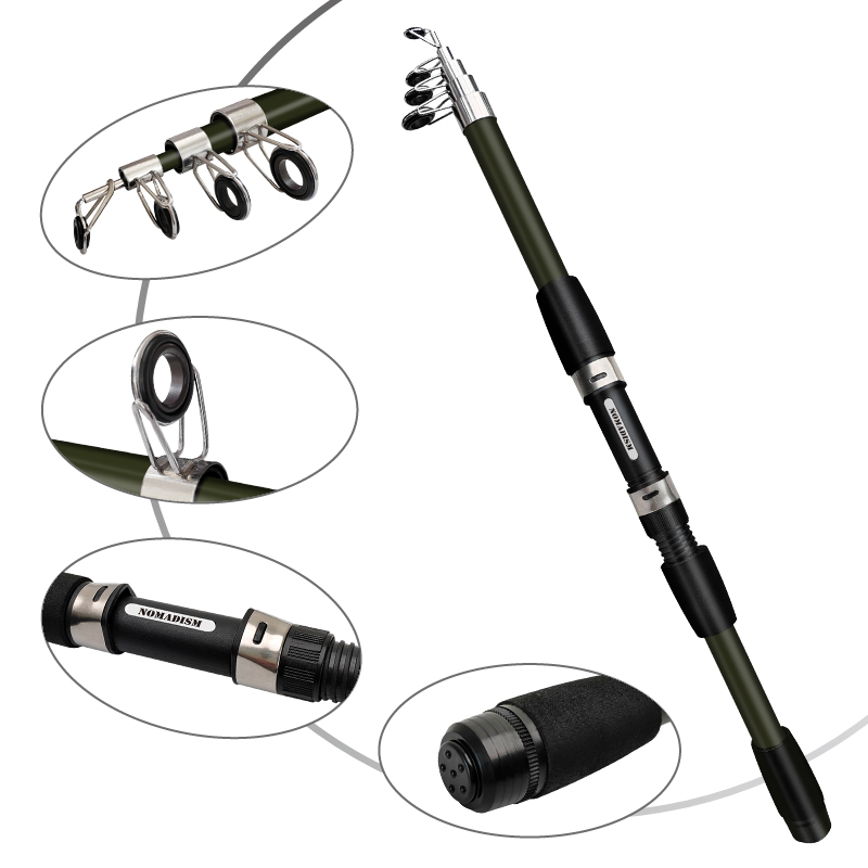 1.65m Super Lightweight Carbon - مراجعة Fishing Rod Spinning وسعره