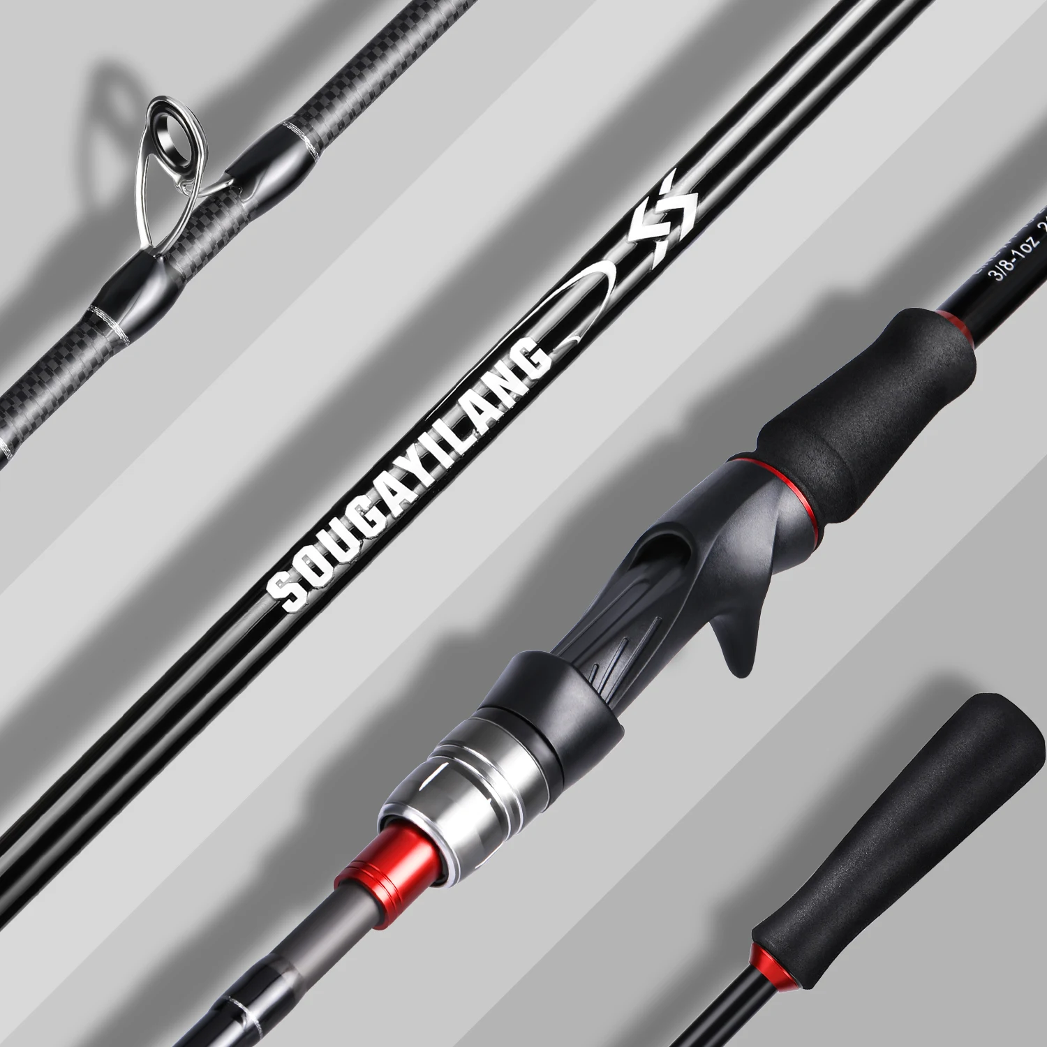 Sougayilang Lure Fishing Rod 1 - مراجعة Fishing Rod Surf وسعره