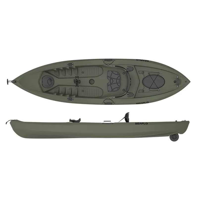 10ft 1 Person HDPE Plastic Boa - مراجعة Fishing Rod Boat وسعره