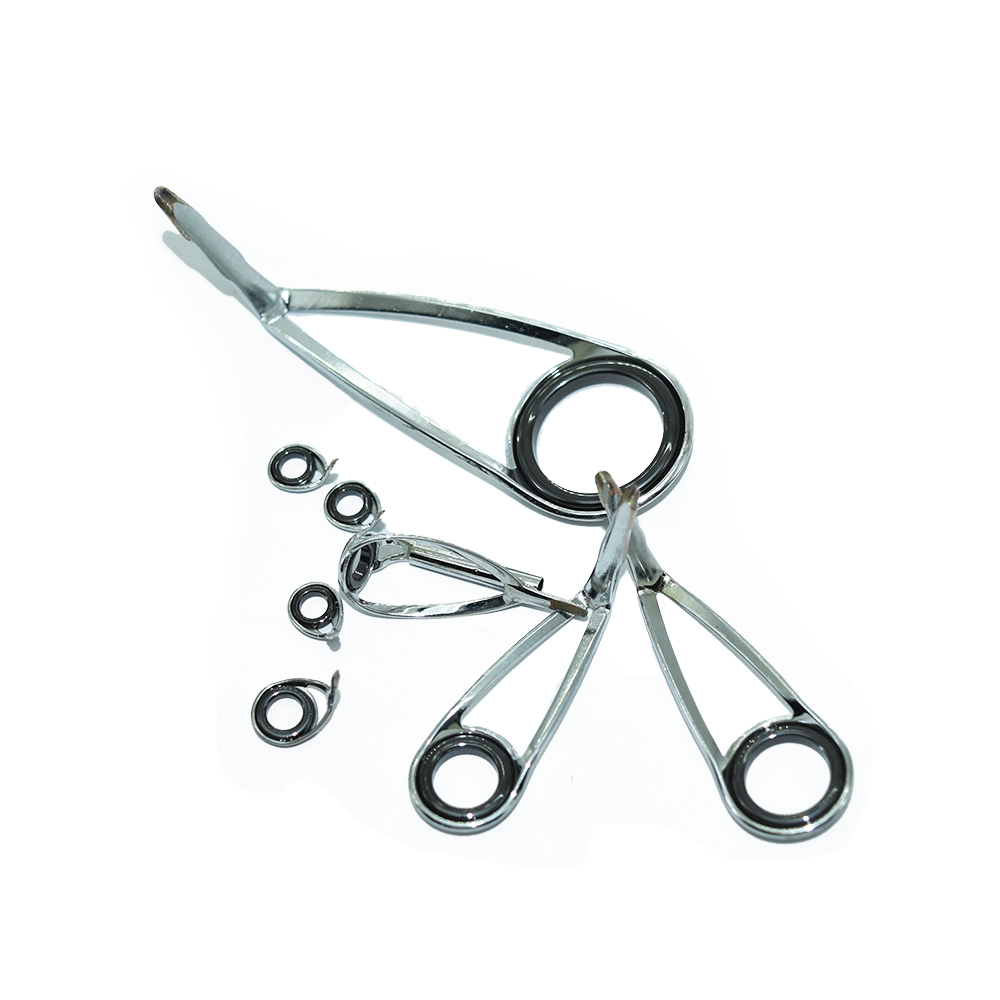 8pcs/Kit KLH Bracket Stainless - مراجعة Fishing Rod Spinning وسعره
