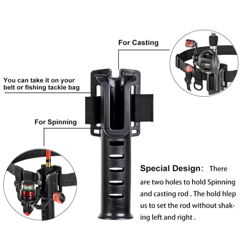 1Pcs Adjustable Wading Belts F - مراجعة Fishing Rod Travel وسعره