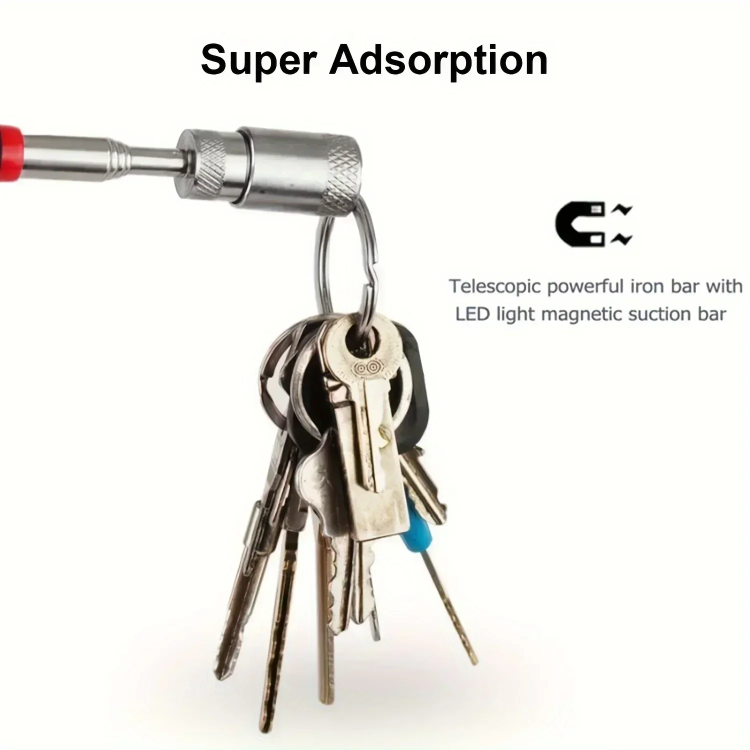 Telescopic Magnetic Pen Extend - مراجعة Fishing Rod Travel وسعره
