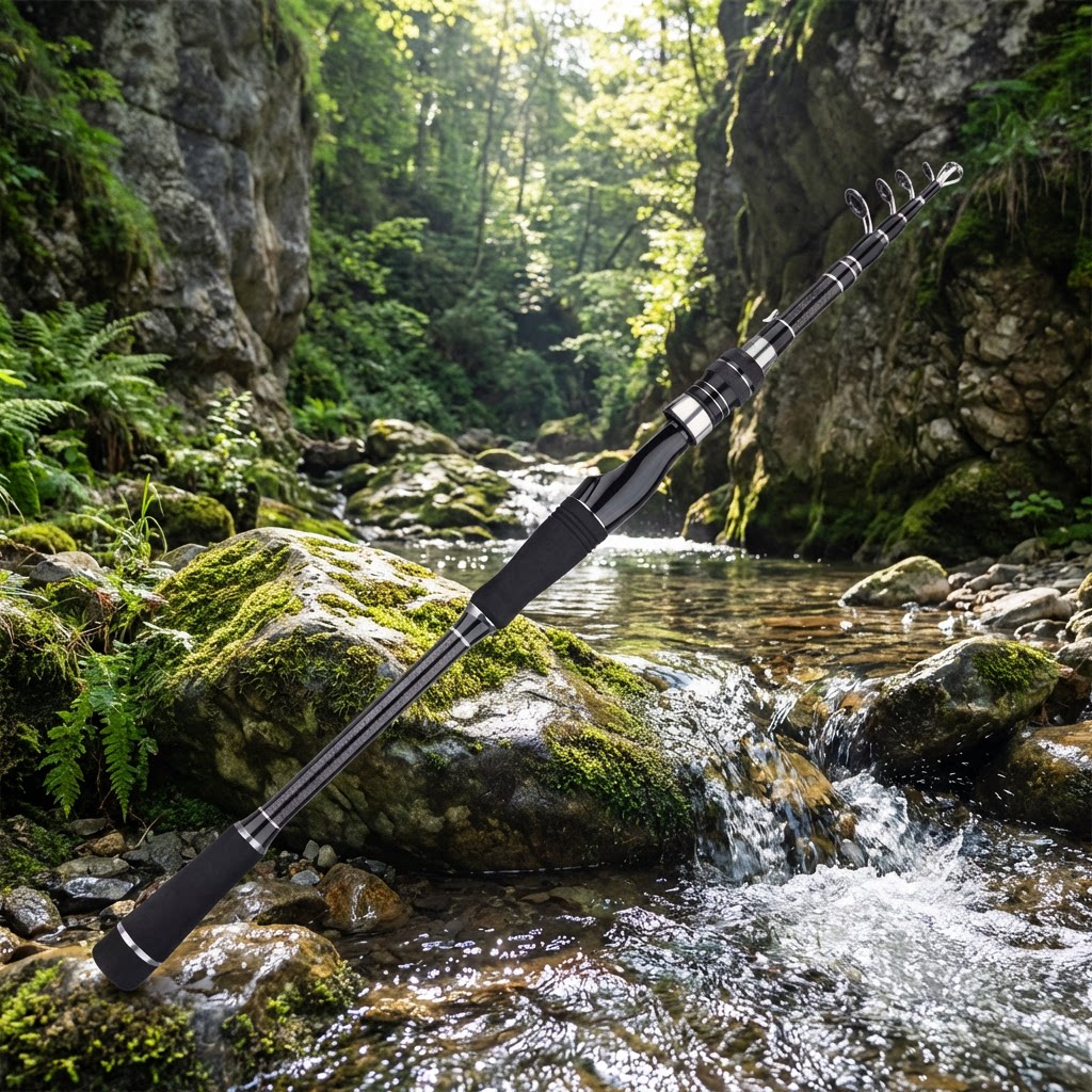 /Portable /Telescopic /Fishing - مراجعة Fishing Rod Carbon Fiber وسعره