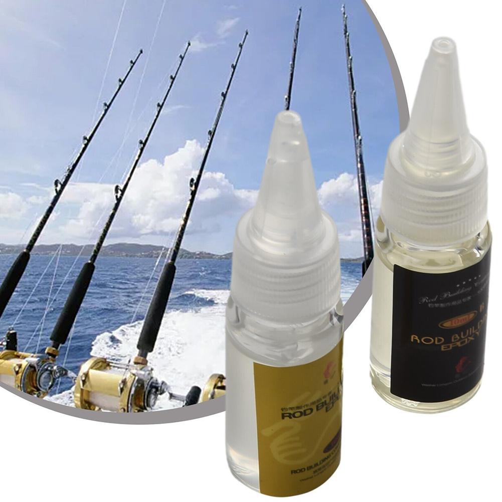 2Pcs Fishing Rod Glue Fishing  - مراجعة Fishing Rod Building Kit وسعره