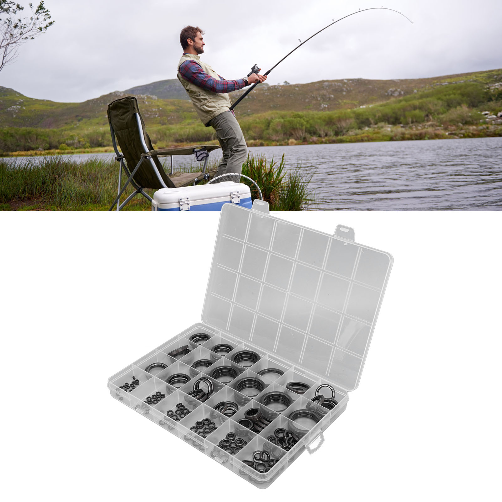 Fishing Rod Guide Repair Kit F - مراجعة Fishing Rod Casting وسعره