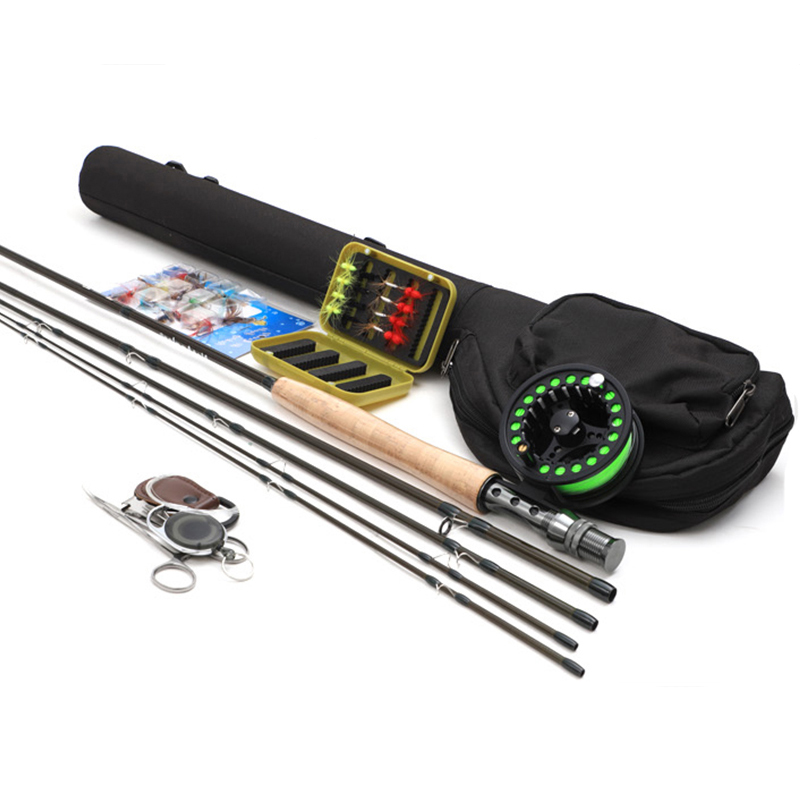 Fly Fishing Rod combo Tube Fly - مراجعة Fishing Rod Fly وسعره