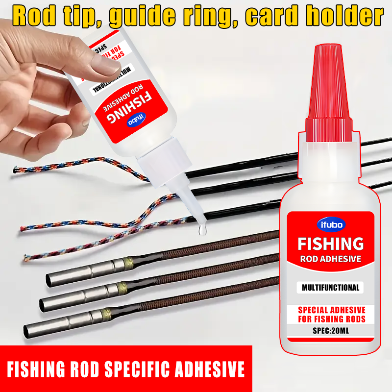 Ifubo Fishing Rod Adhesive, Mu - مراجعة Fishing Rod Repair Kit وسعره