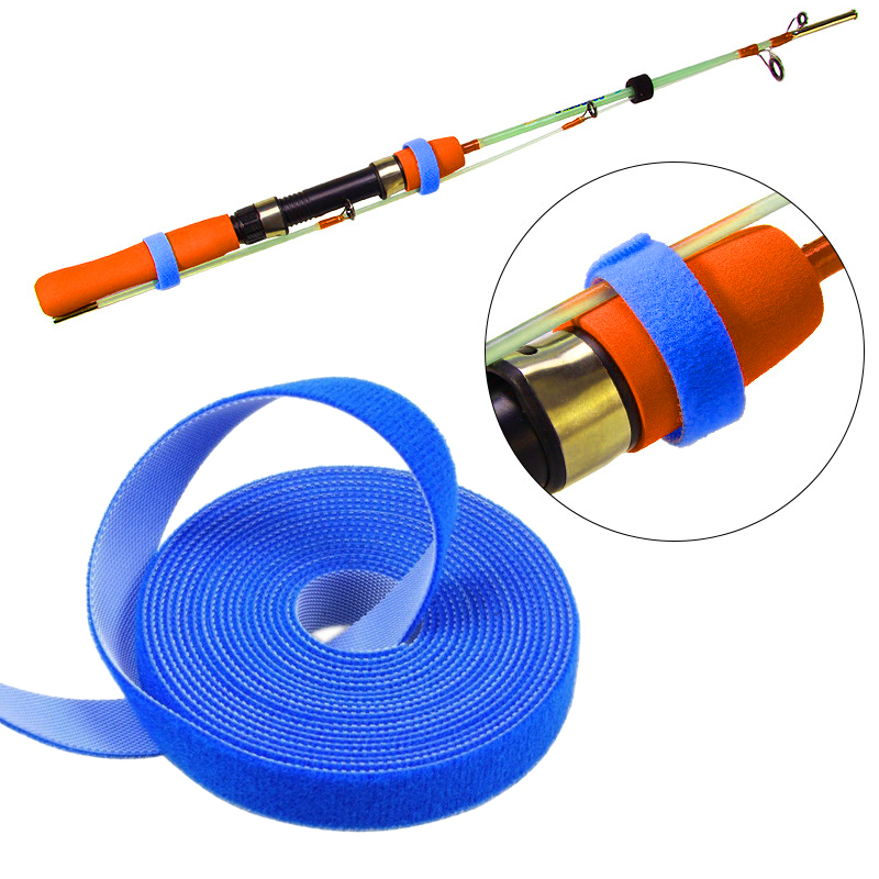 1m 5m Fishing Rod Tie Holders  - مراجعة Fishing Rod Repair Kit وسعره