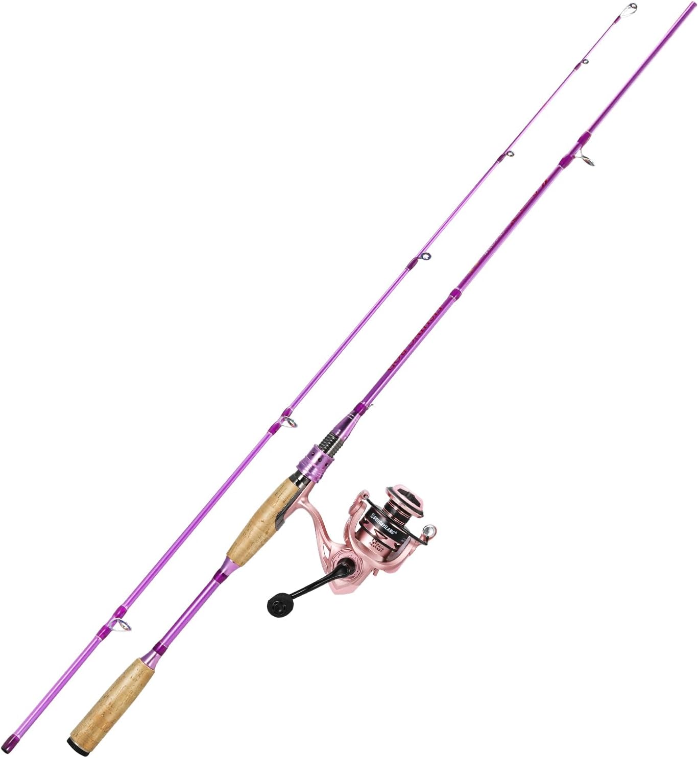 Sougayilang Colorful Spinning  - مراجعة Fishing Rod Combo وسعره