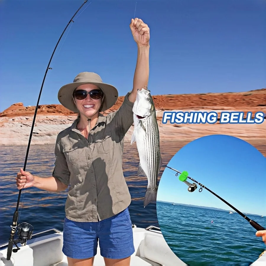 5 Pack Fishing Rod Bells Extra - مراجعة Fishing Rod Ice وسعره