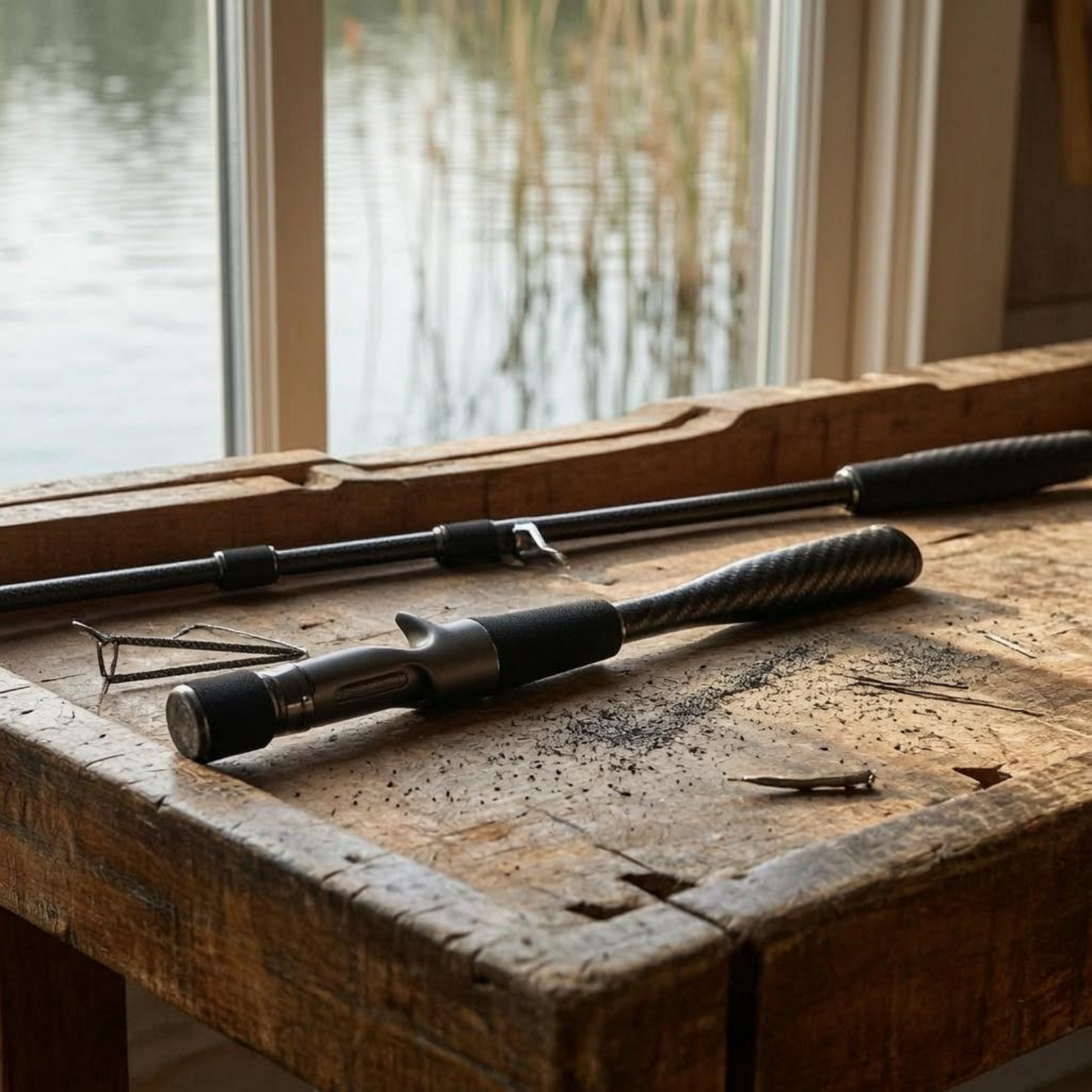 Integrated Rod Handle Woven Fi - مراجعة Fishing Rod Carbon Fiber وسعره