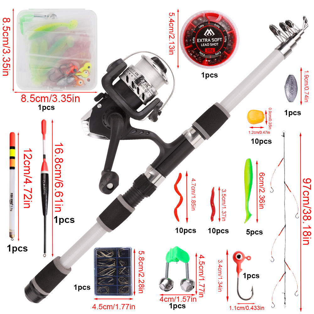 FTK 1.8m Fishing Rod and Reel  - مراجعة Fishing Rod Carbon Fiber وسعره