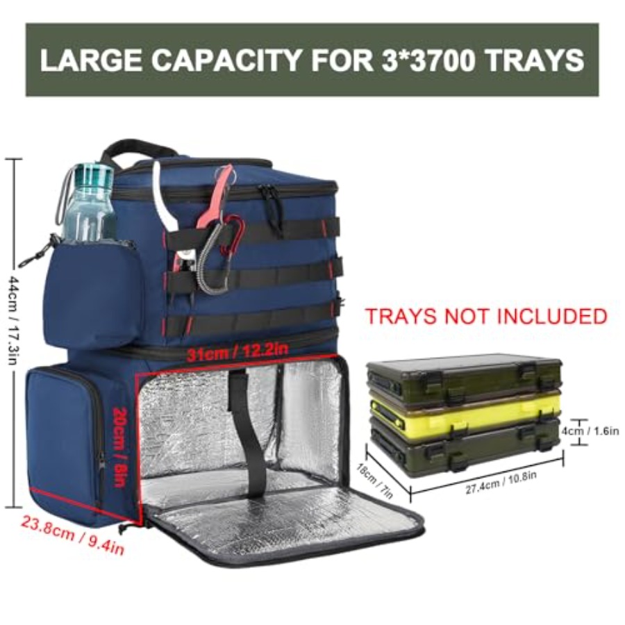 Fishing Backpack, Water Resist - مراجعة Fishing Rod Holder وسعره