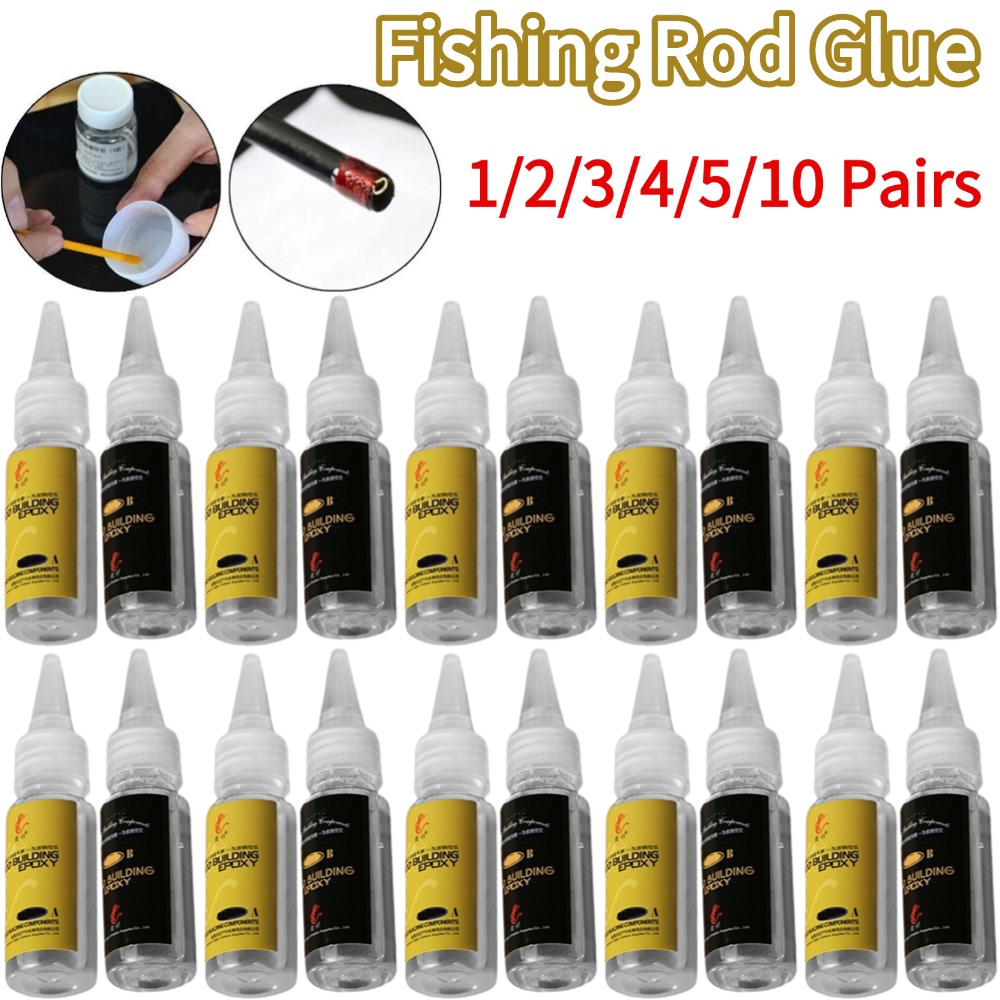 2Pcs Fishing Rod Glue Fishing  - مراجعة Fishing Rod Repair Kit وسعره