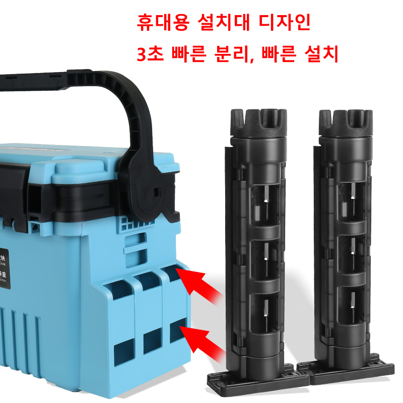 JSFUN Fishing Box Barrel Holde - مراجعة Fishing Rod Travel وسعره