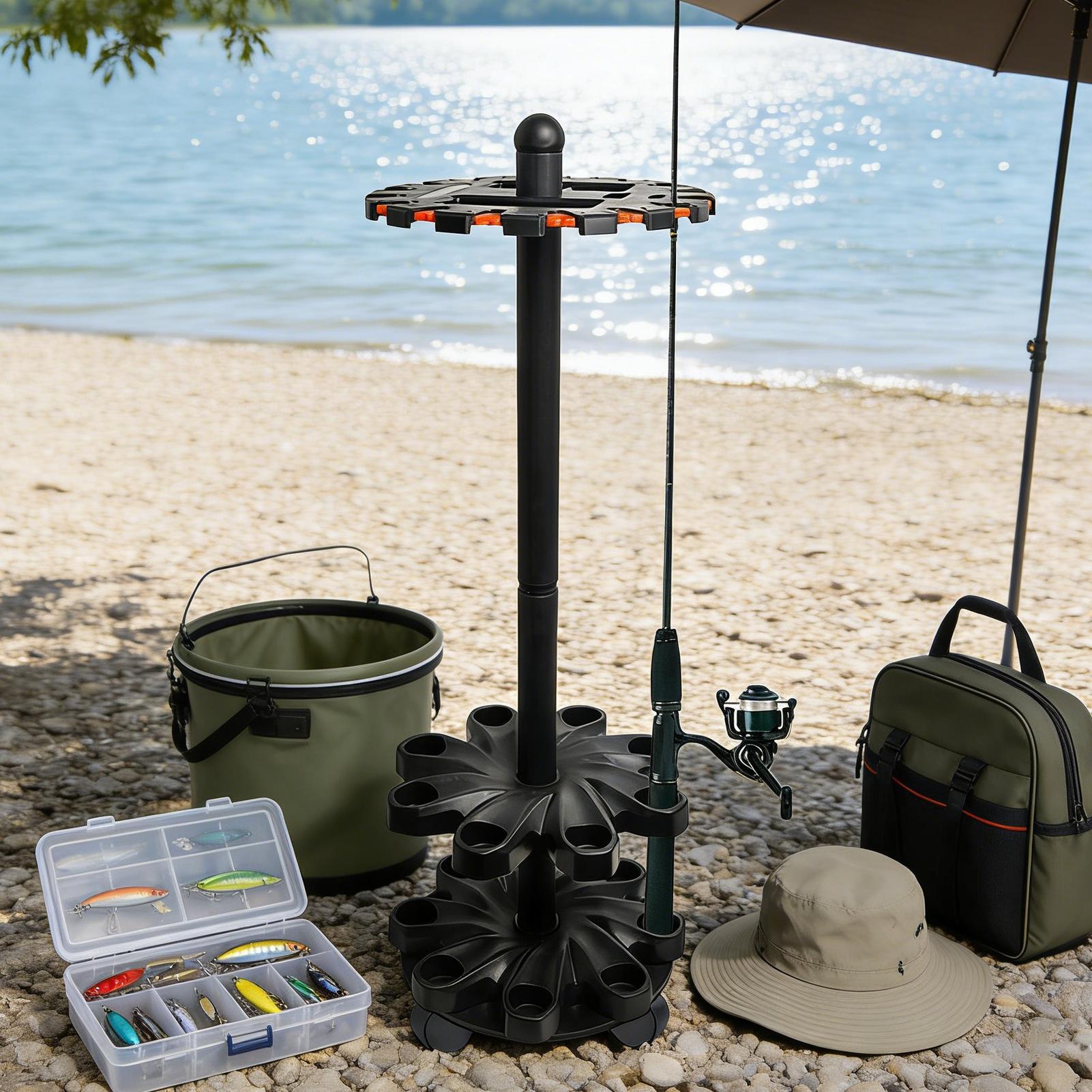 Fishing Rod Racks Angling Pole - مراجعة Fishing Rod Travel وسعره