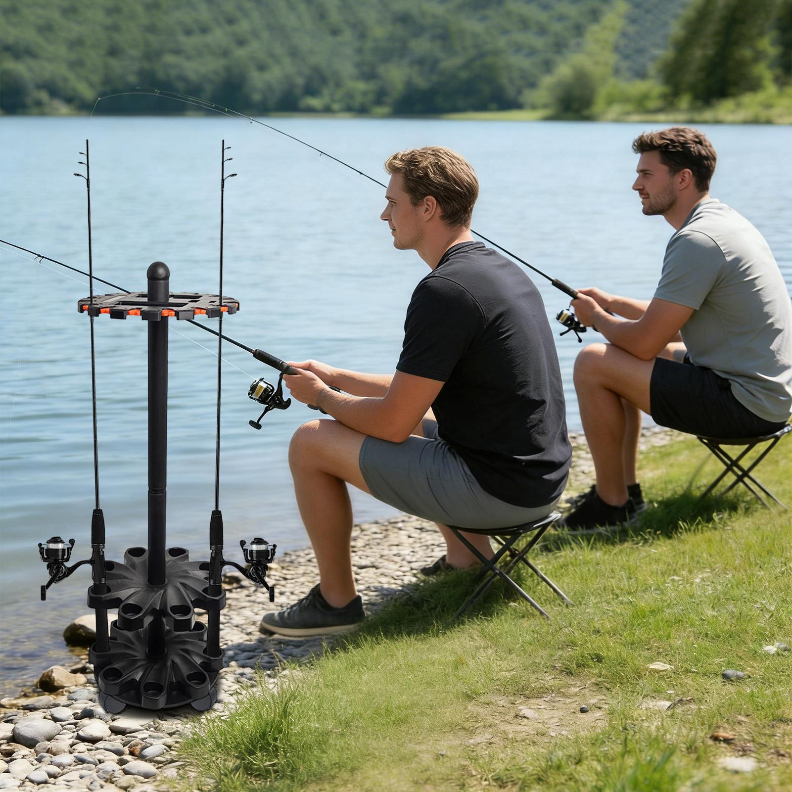 Fishing Rod Racks Angling Pole - مراجعة Fishing Rod Travel وسعره