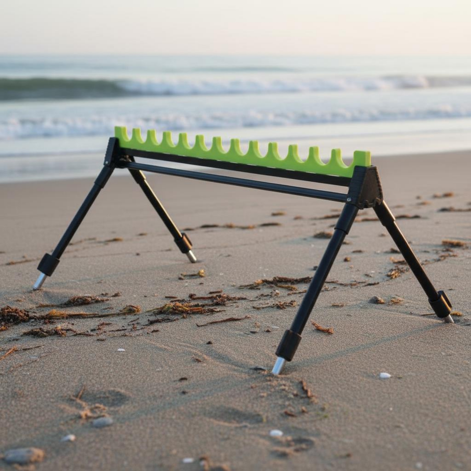 Beach Fishing Rod Stand Stable - مراجعة Fishing Rod Telescopic وسعره