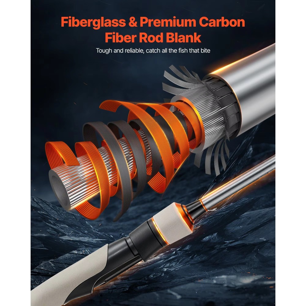 Carbon Fiber Bass Fishing Pole - مراجعة Fishing Rod Carbon Fiber وسعره