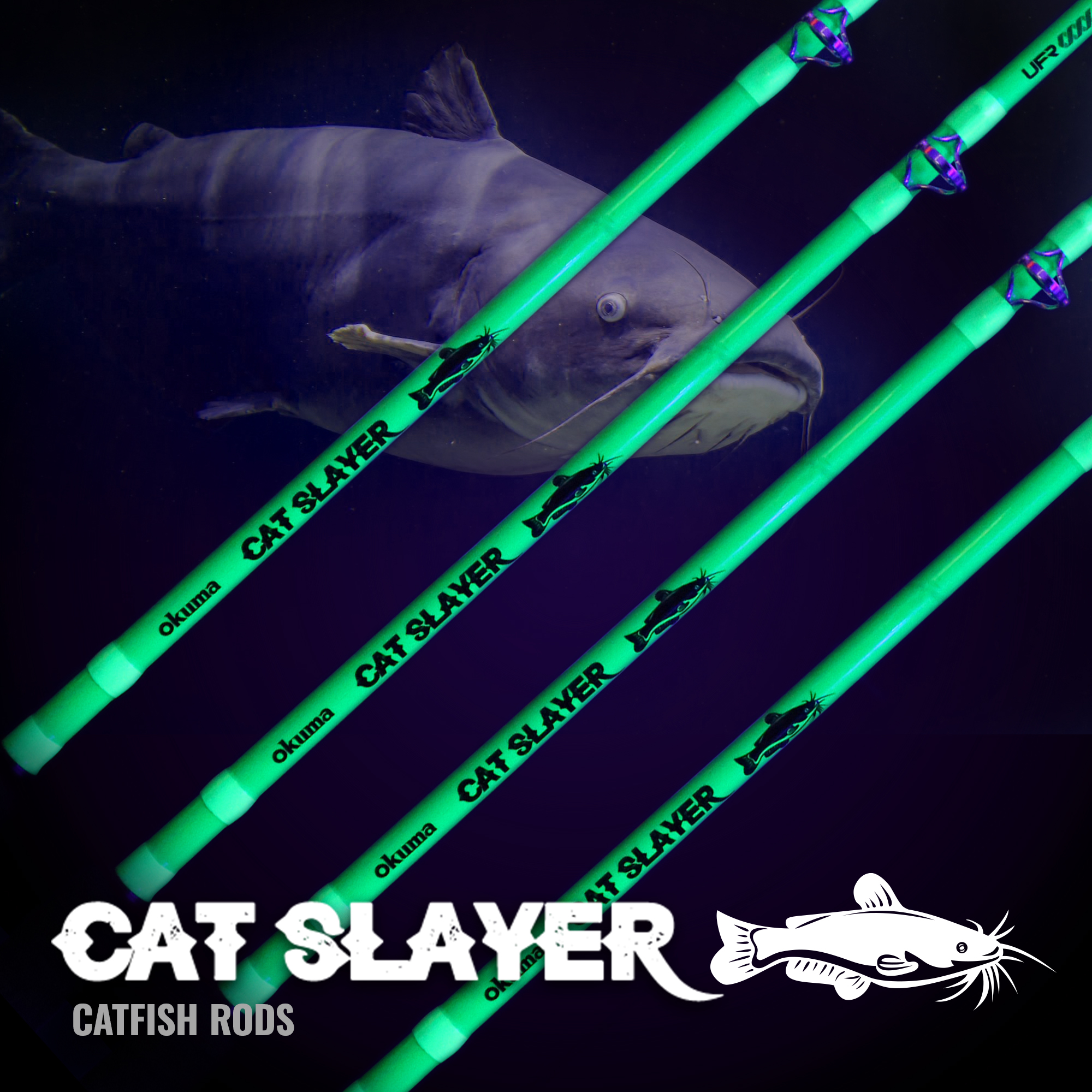 Cat Slayer 7 foot 6 inch mediu - مراجعة Fishing Rod Spinning وسعره