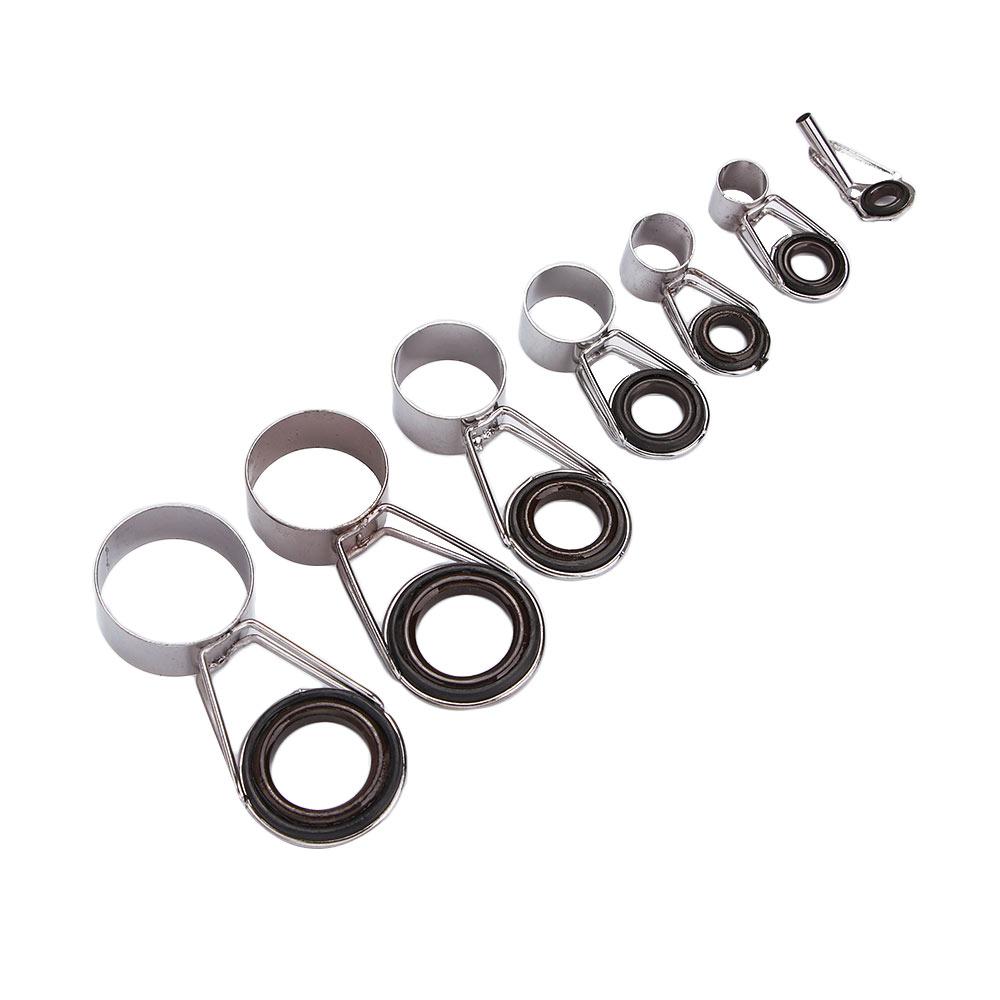 7 Sizes Raft DIY Tip Accessori - مراجعة Fishing Rod Tip Replacement وسعره