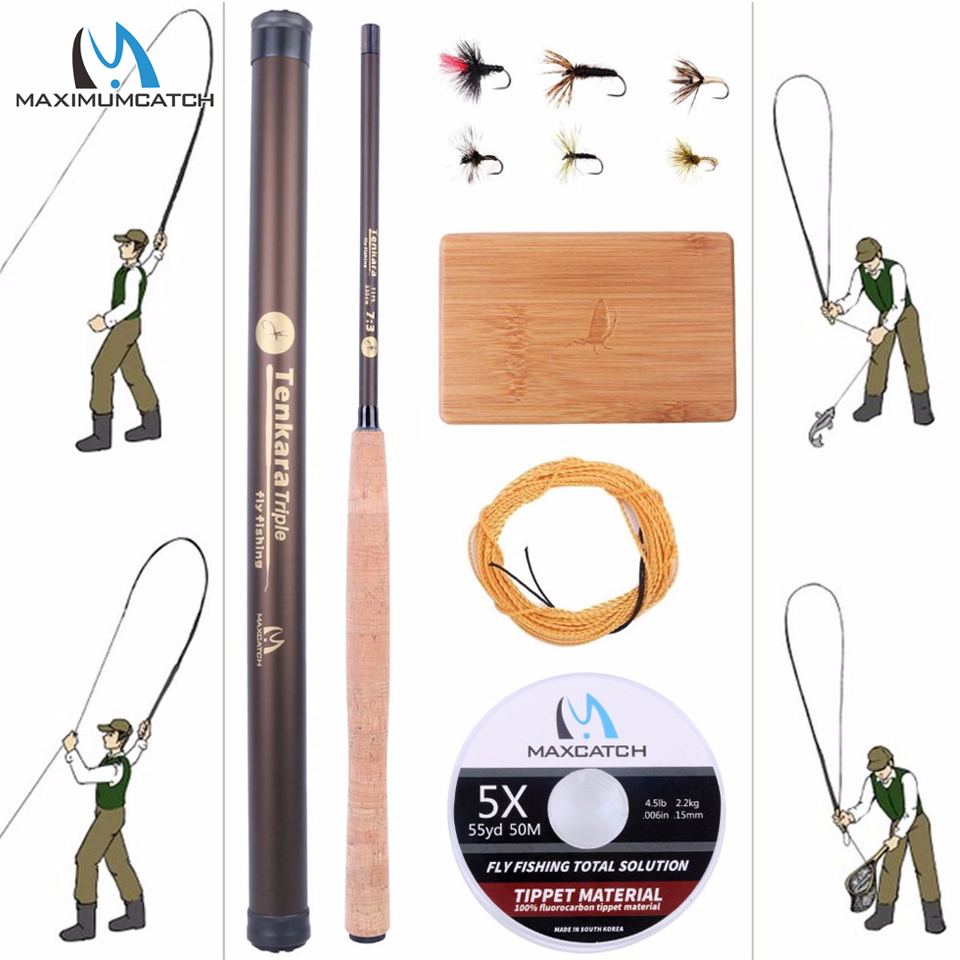 Maximumcatch 9-13FT V-Tenkara  - مراجعة Fishing Rod Ice وسعره
