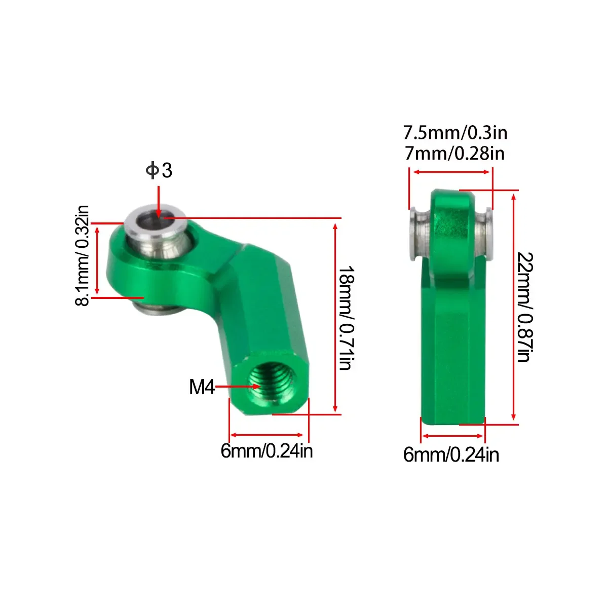 4Pcs M4 Metal Ball Head Holder - مراجعة Fishing Rod Holder وسعره
