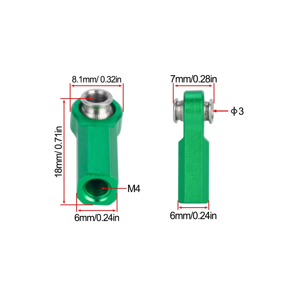 4Pcs M4 Metal Ball Head Holder - مراجعة Fishing Rod Holder وسعره