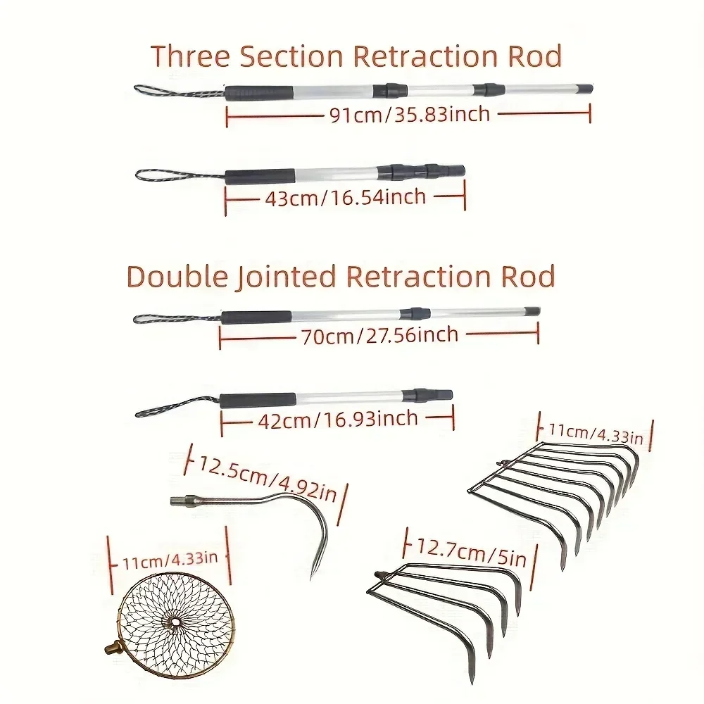 1pc JOOYOO Telescopic Aluminum - مراجعة Fishing Rod Ice وسعره
