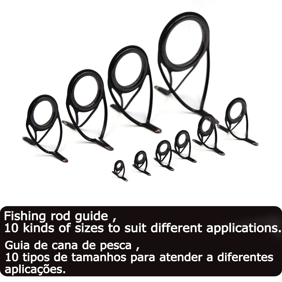 9KM OB Curved Rod Guide Kit 10 - مراجعة Fishing Rod Spinning وسعره