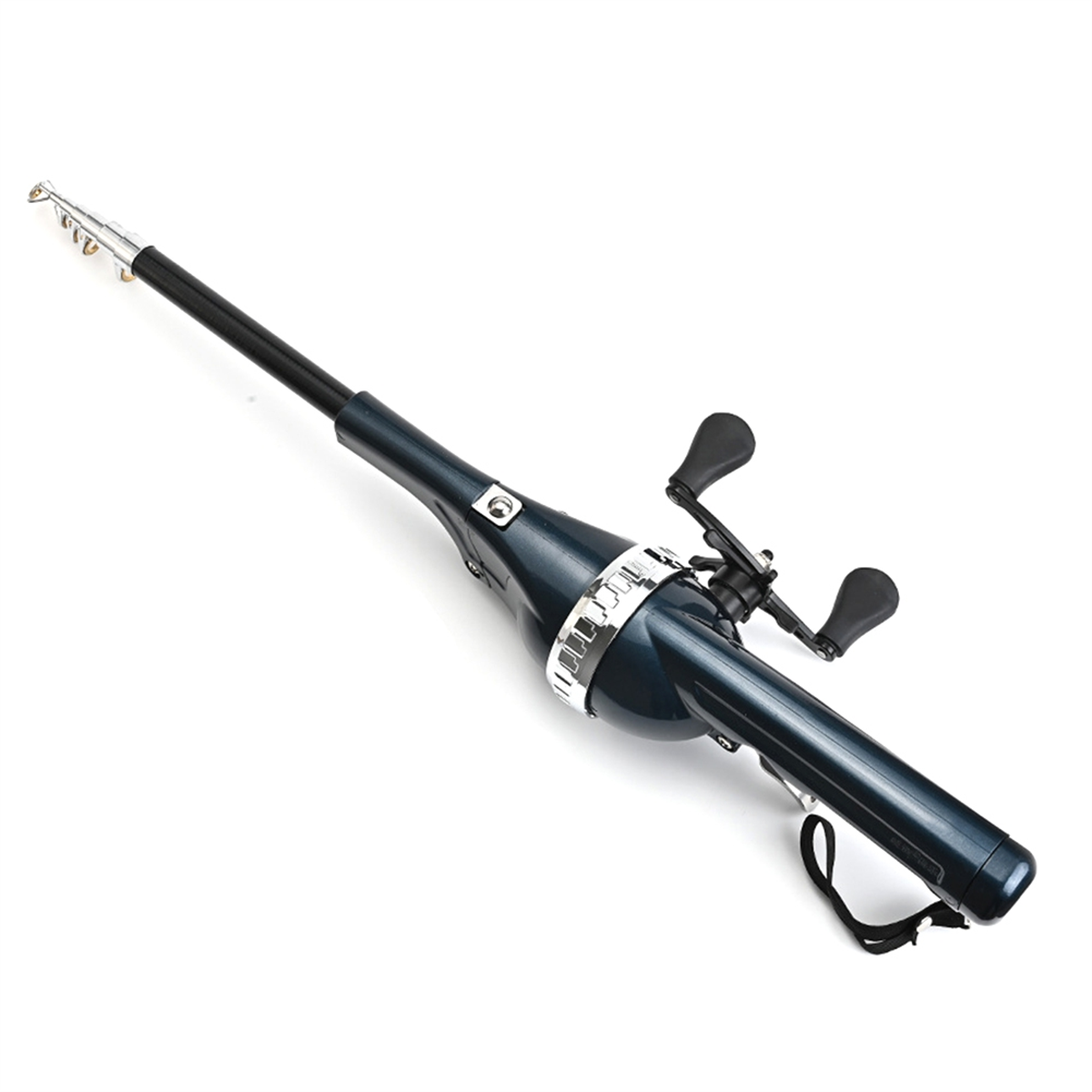 X59A_Portable Folding Fishing  - مراجعة Fishing Rod Travel وسعره