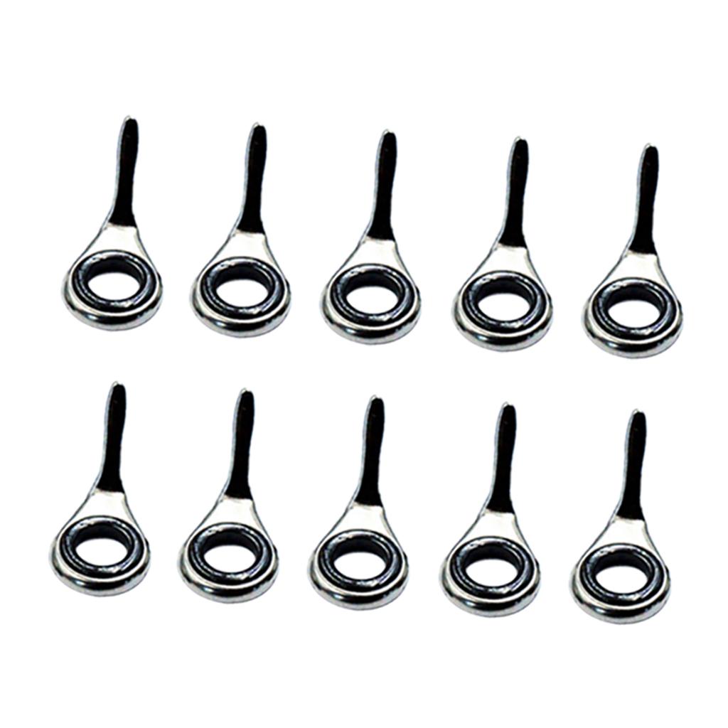 Set of 10 Telescopic Fishing R - مراجعة Fishing Rod Guide Replacement وسعره