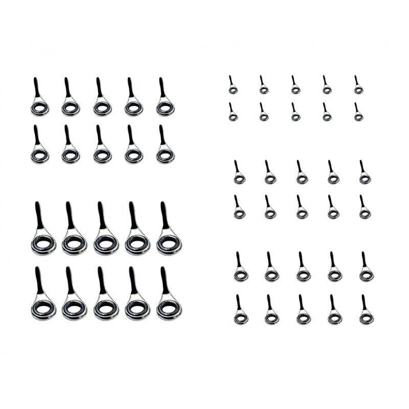 Set of 10 Telescopic Fishing R - مراجعة Fishing Rod Guide Replacement وسعره