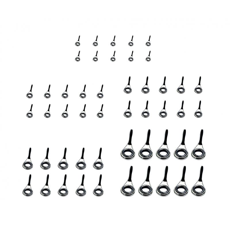 Set of 10 Telescopic Fishing R - مراجعة Fishing Rod Guide Replacement وسعره