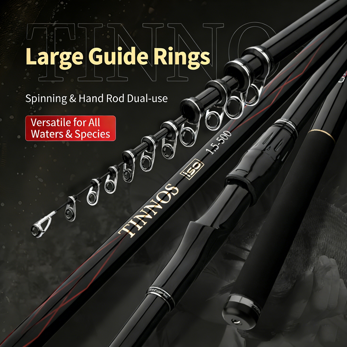 MARISOO TINNOS 30T Carbon Fibe - مراجعة Fishing Rod Surf وسعره