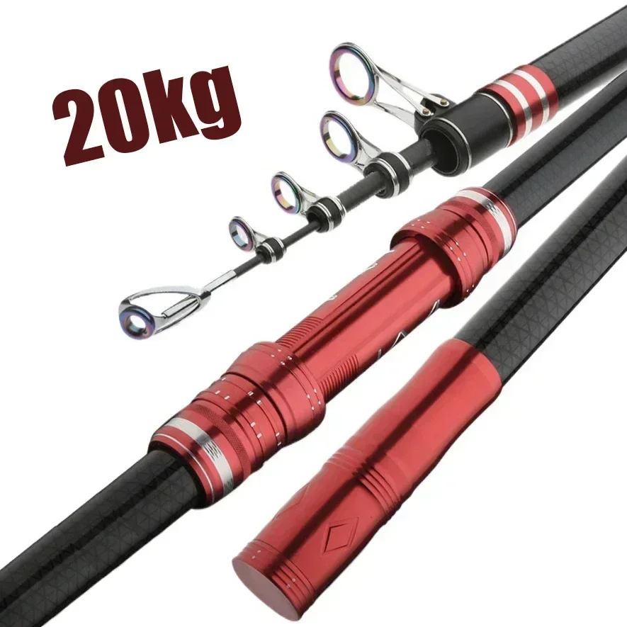 2.7m 3.6m 3.9m 4.5m Telescopic - مراجعة Fishing Rod Surf وسعره
